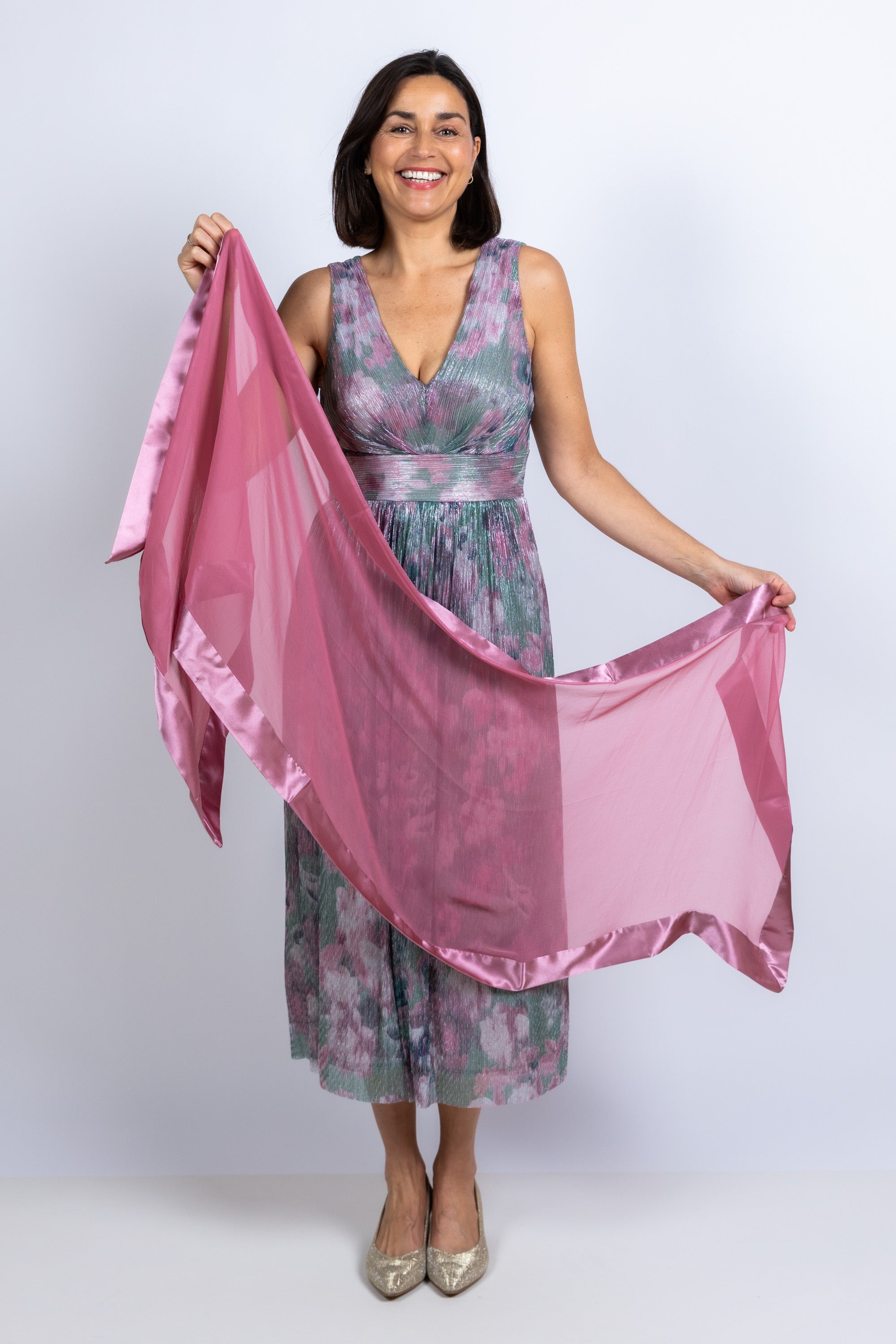 Semi-transparante sjaal - Lichtpoeder