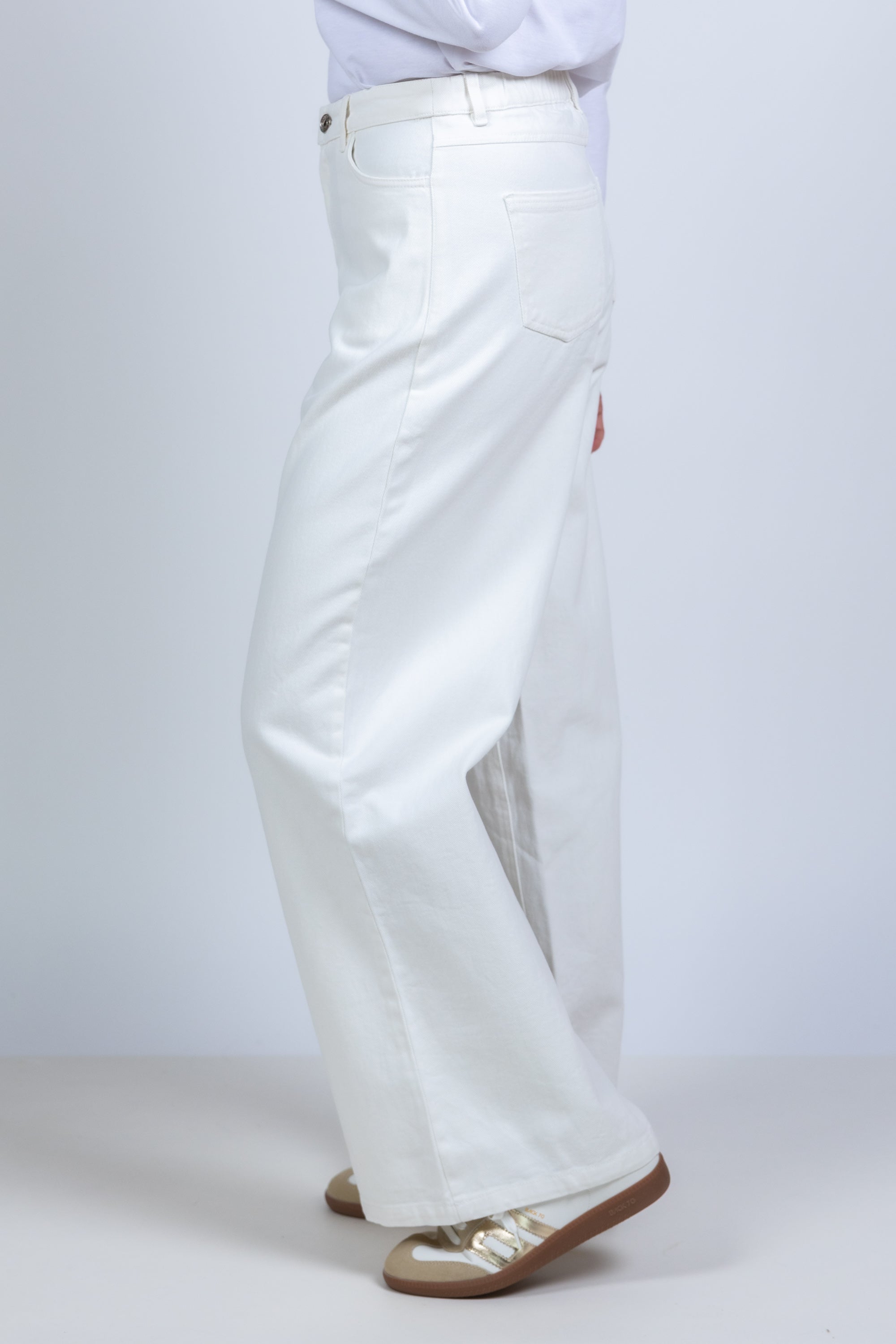 Wijde broek - Wit