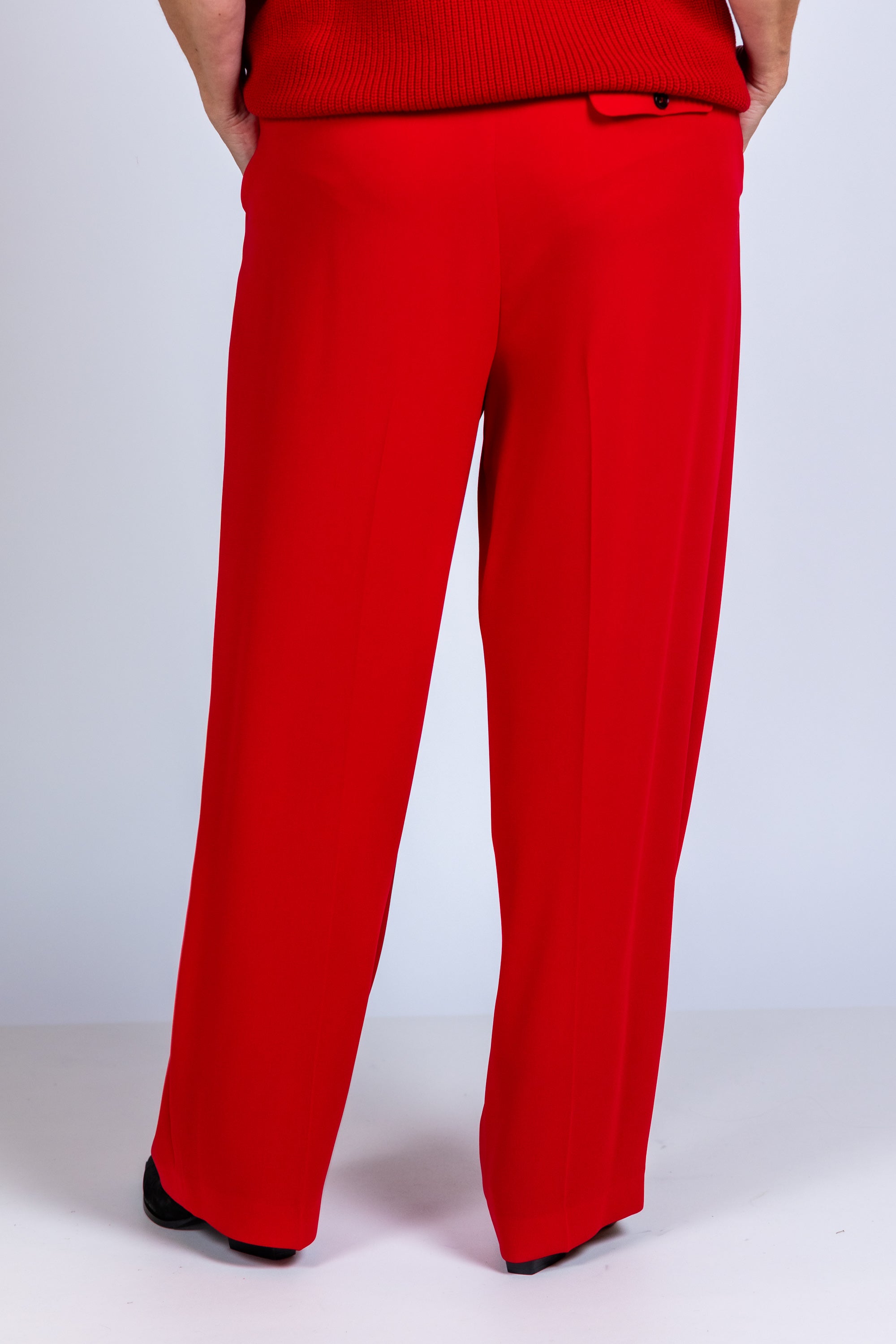 Wijde pantalon - Rood