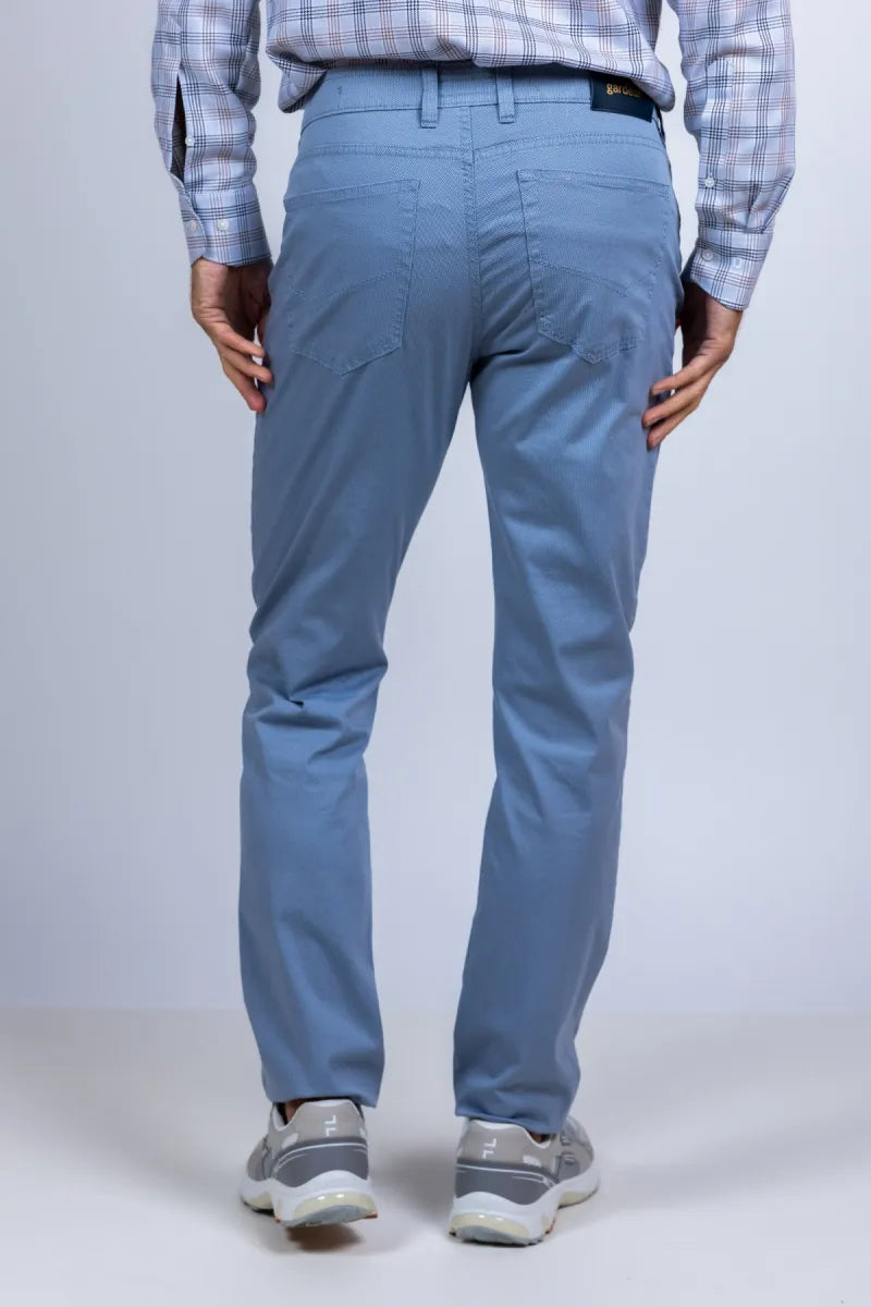 GARDEUR HEREN GARDEUR HEREN BILL-3-440591 Broek met knoop - French blue