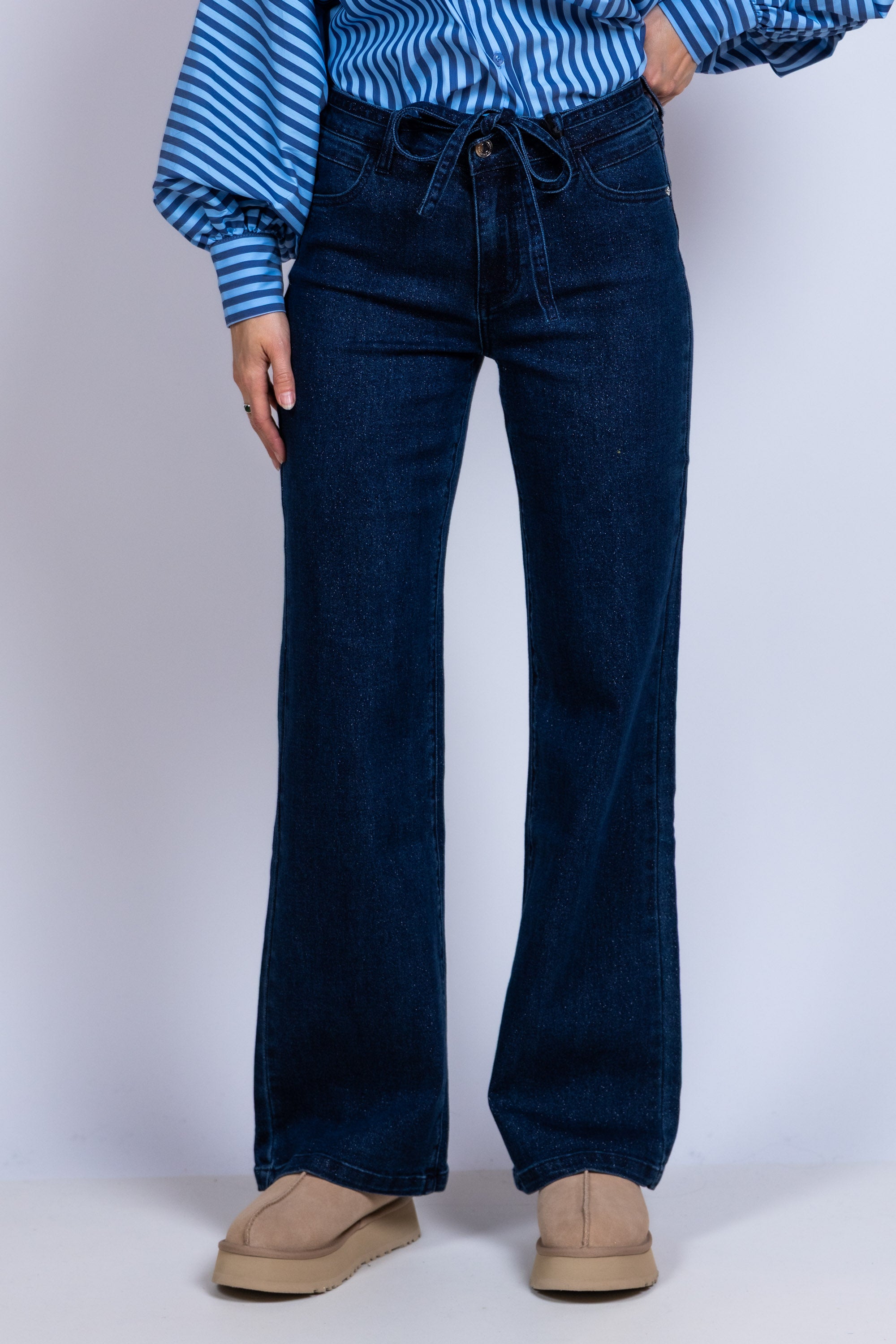 Jeans met wijde pijpen - Jeans