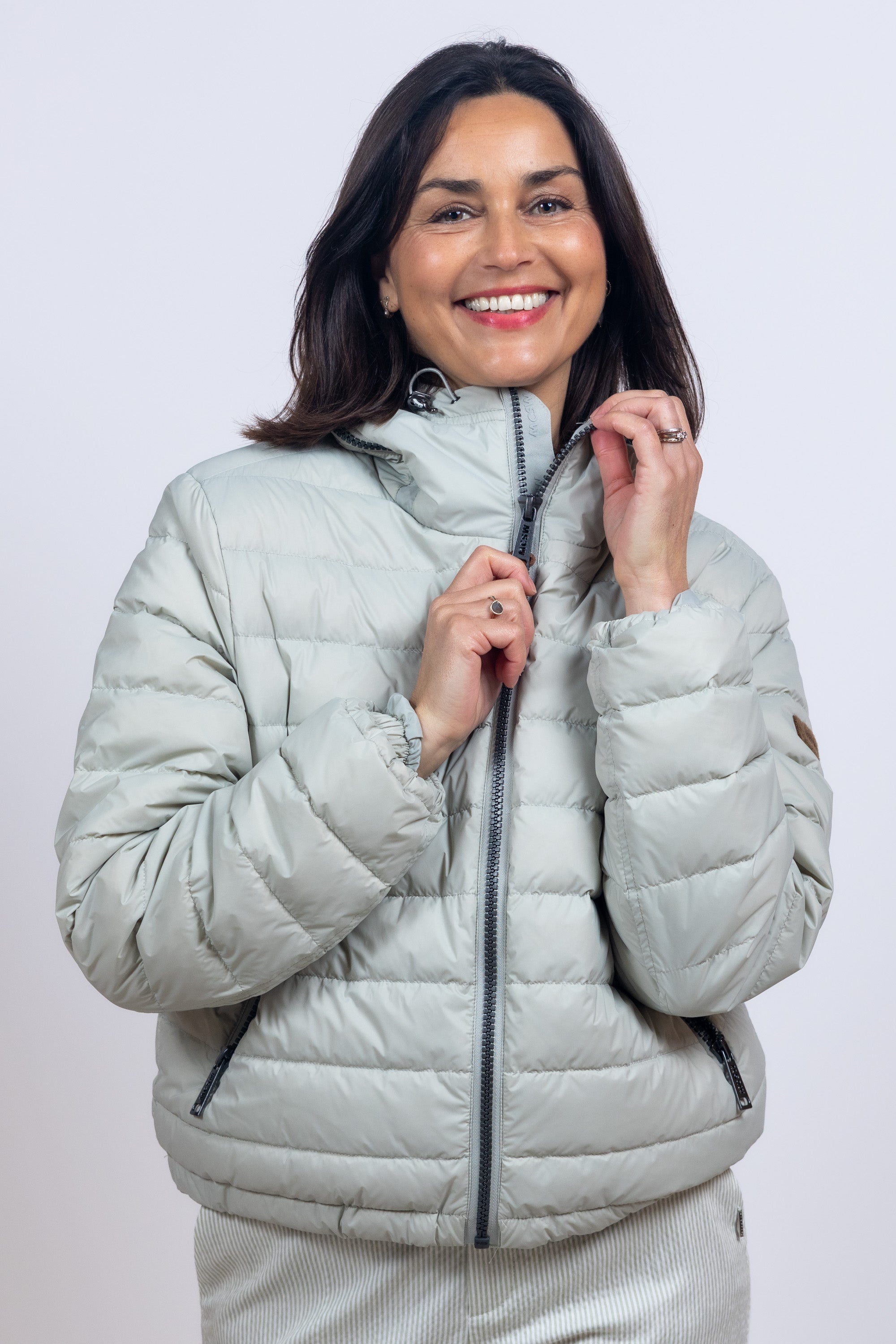 Gewatteerde jas - Khaki