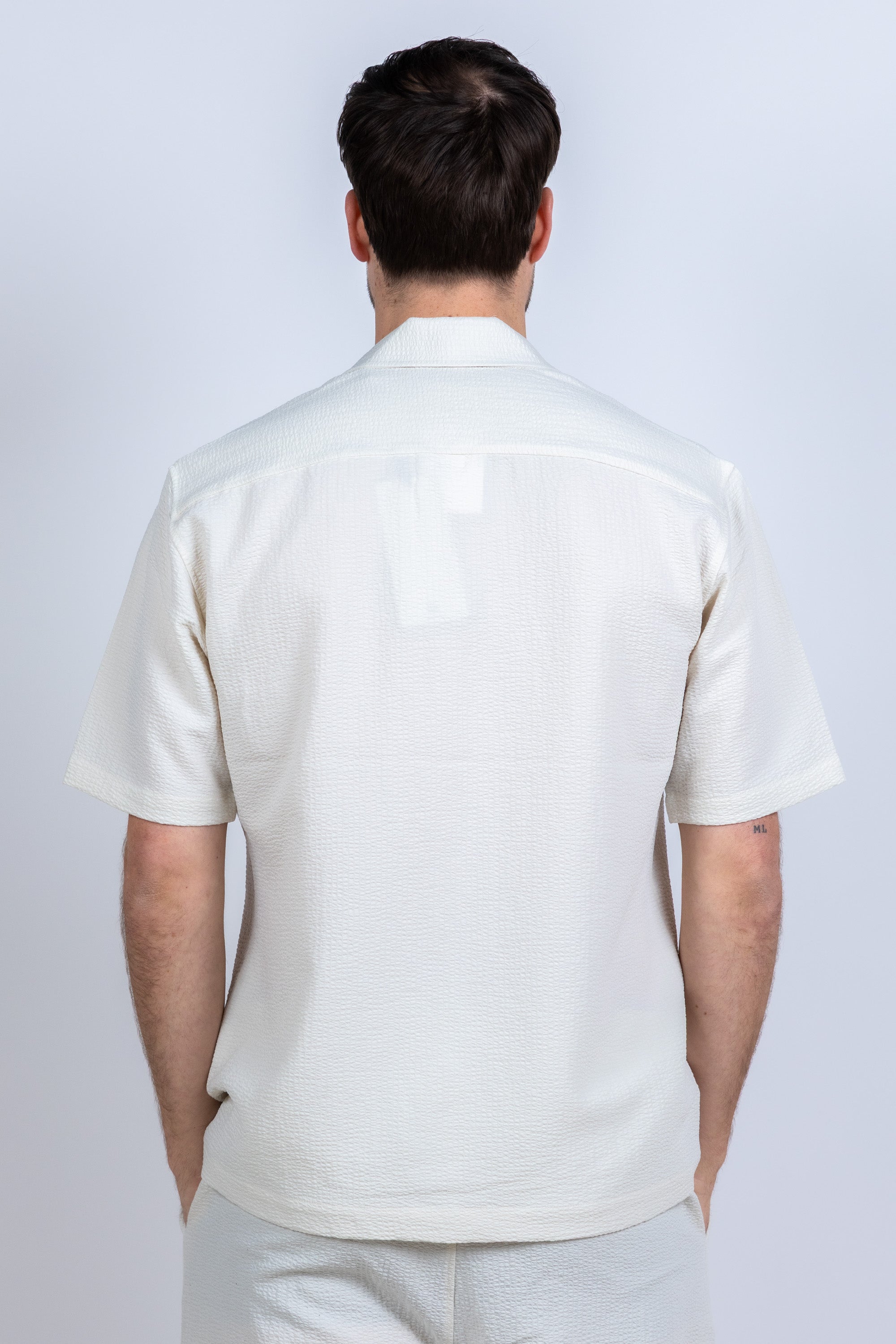 Shirt met knopen - Ecru