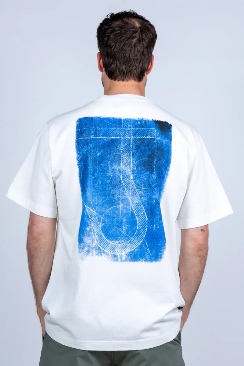 BUTCHER OF BLUE BUTCHER OF BLUE M2613036 T-shirt met print - Wit
