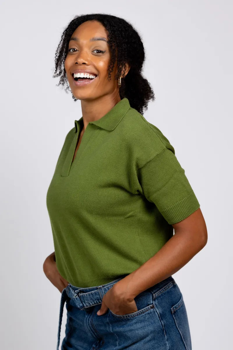 WEEKEND BY MAX MARA WEEKEND BY MAX MARA ALBERO Gebreide polo - Appelgroen