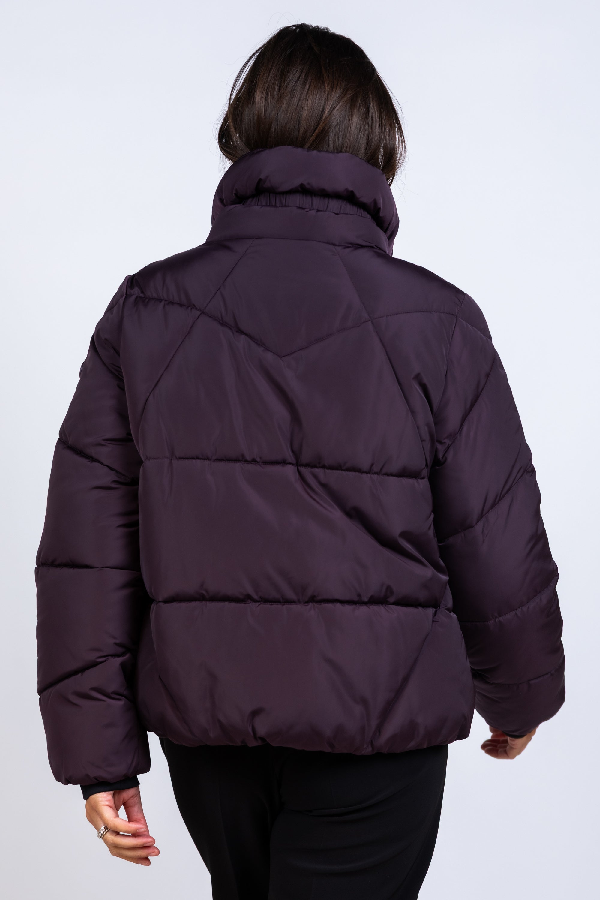 Gewatteerd jack - Mauve/aubergine