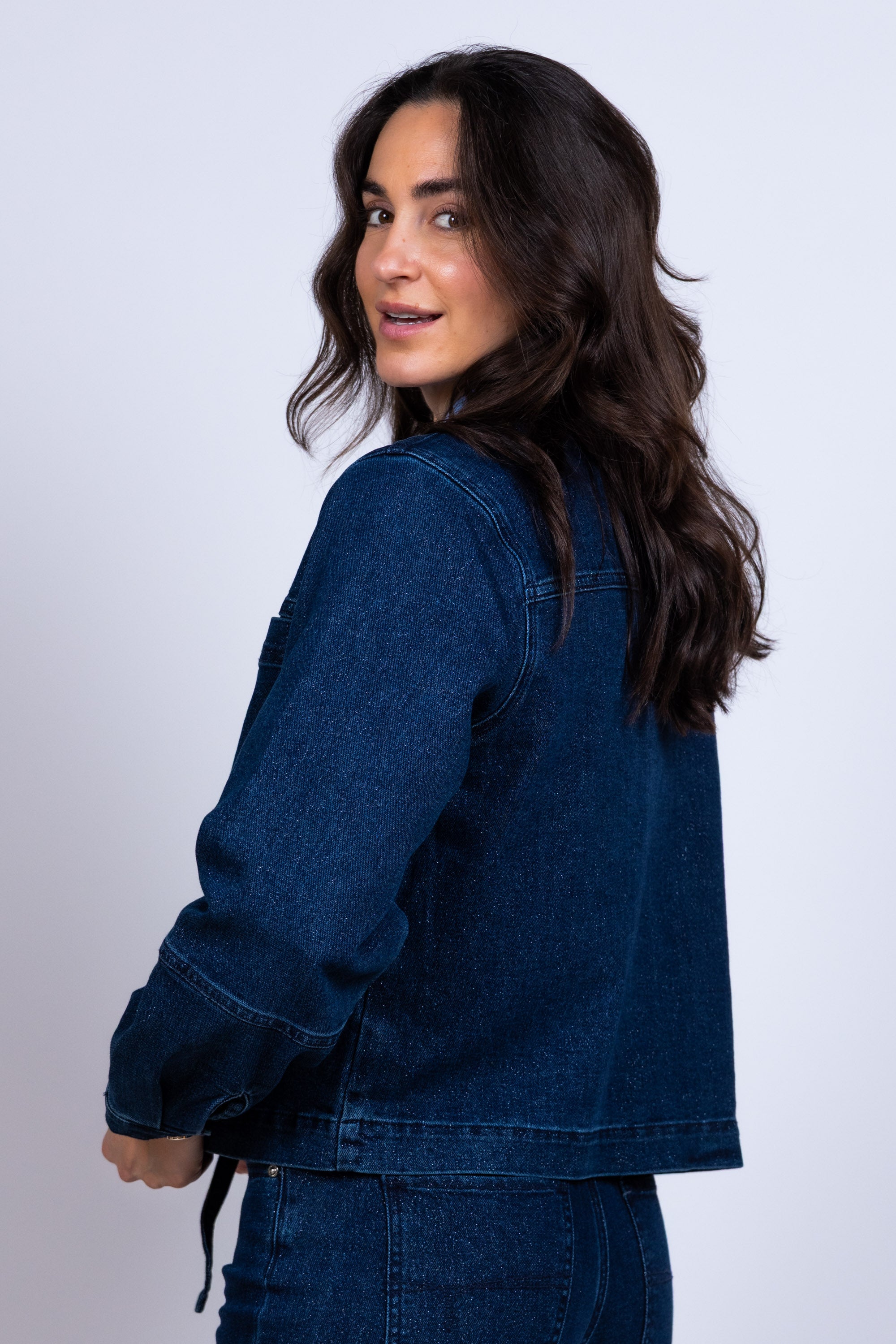 Spijkerjasje met knopen - Jeans