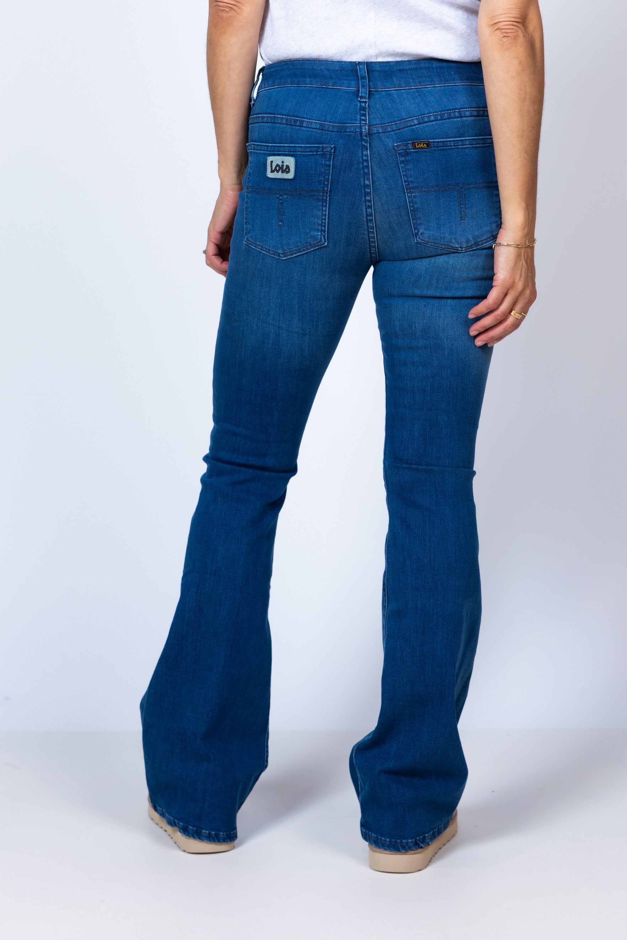 Jeans met wijde pijpen - Jeans