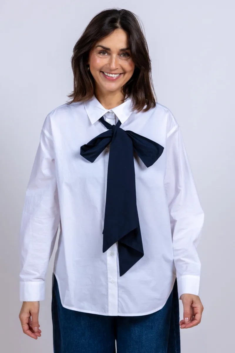 ESSENTIEL ANTWERP Blouse met strik - Wit