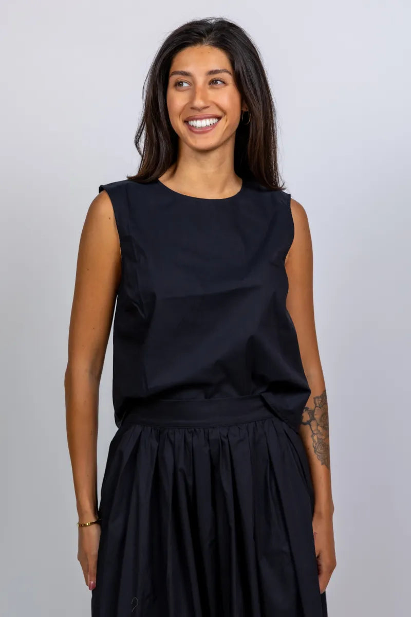 OBJECT OBJECT PAIGE TOP OBJECT PAIGE TOP Top zonder mouwen - Zwart