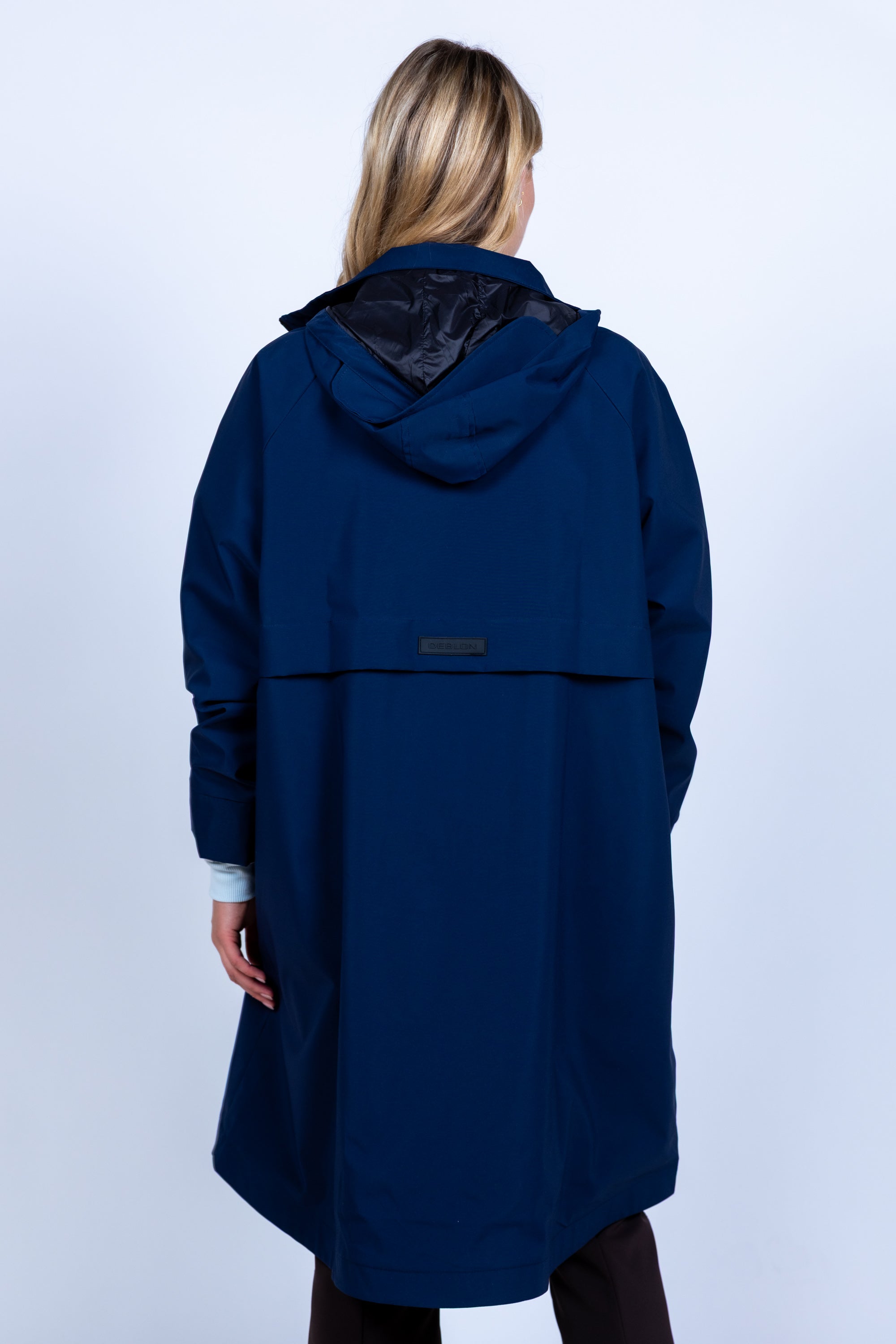 Regenjas met capuchon - Marine