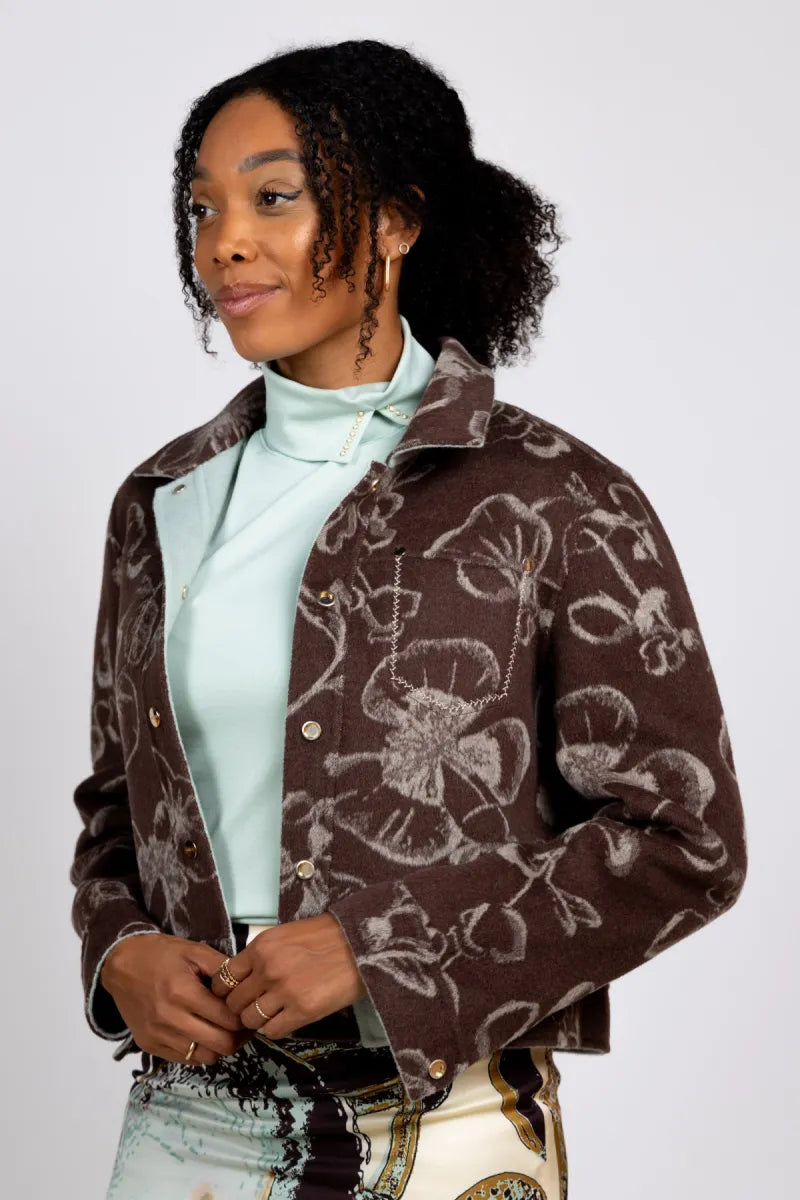 MARCCAIN COLLECTIE MARCCAIN COLLECTIE BC.12.06 W23 Reversible jasje - Mint