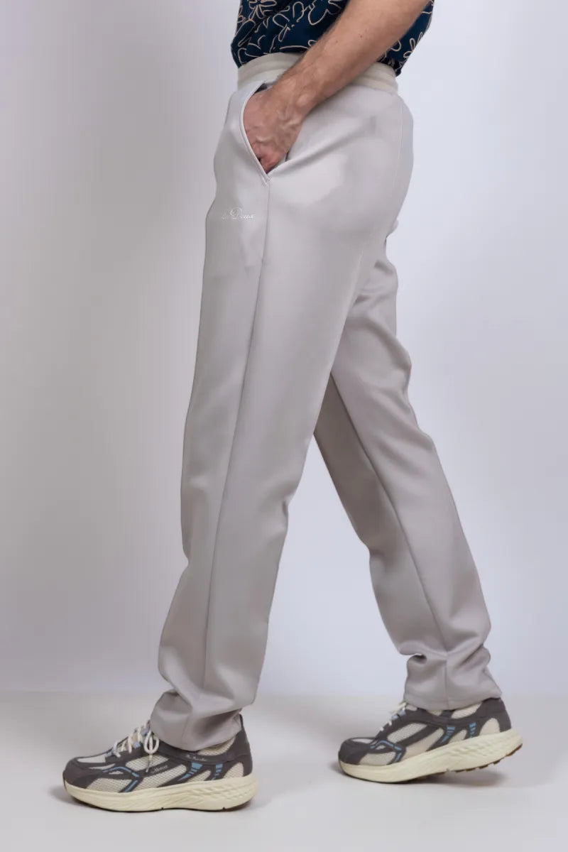 LES DEUX H LES DEUX H 1002092 Broek met tunnelkoord - Licht taupe