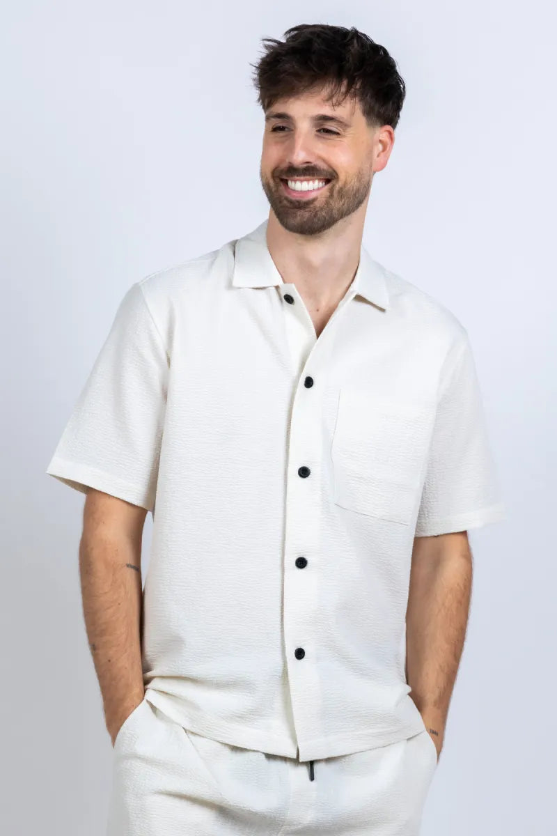 GENTI GENTI S4197-2001 Shirt met knopen - Ecru