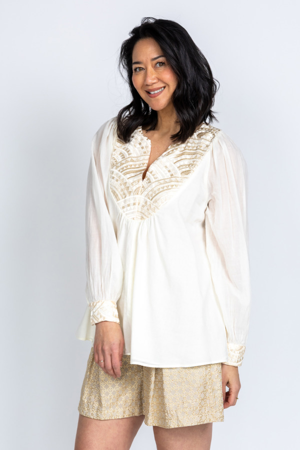 Greek Archaic Kori blouse - Afbeelding 2